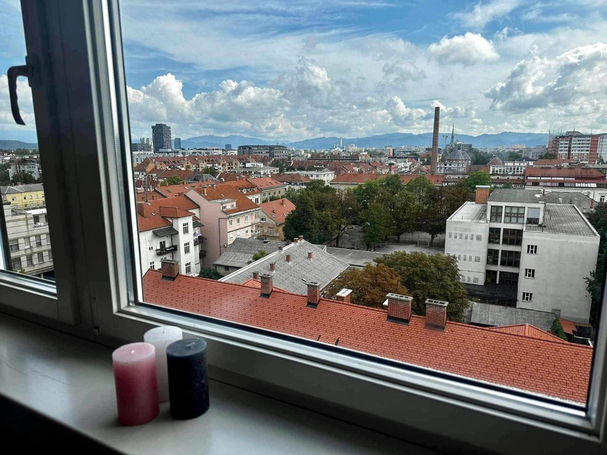 Apartament Ljubljana Center With A Castle View, Parking Zewnętrze zdjęcie